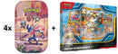 4x 30th Celebration Mini Tin FR + Mega-Kangourex ex Box FR