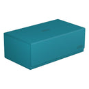 ultimate-guard-arkhive-800-xenoskin-monocolor-petrol-geschlossen-linke-seite